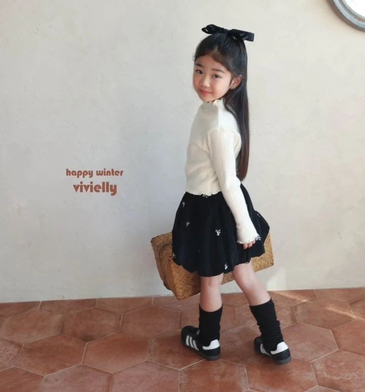 Vivielly - Korean Children Fashion - #minifashionista - Lala Balloon Skirt Pants