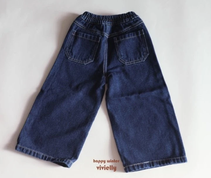 Vivielly - Korean Children Fashion - #minifashionista - Pay Wide Pants - 12