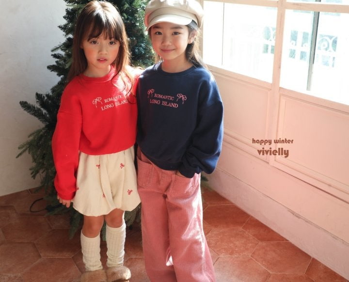 Vivielly - Korean Children Fashion - #minifashionista - Rose Wide Pants - 9