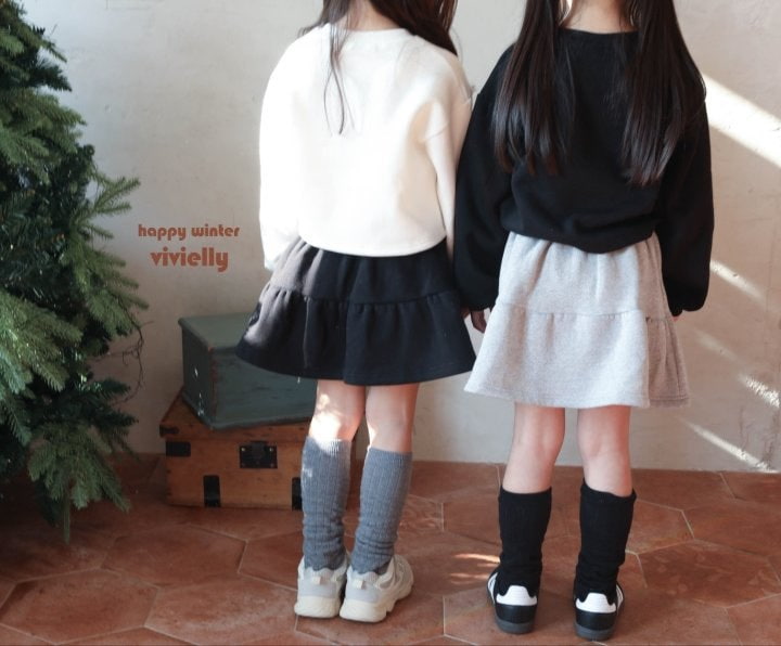 Vivielly - Korean Children Fashion - #todddlerfashion - Juju Band Skirt - 5