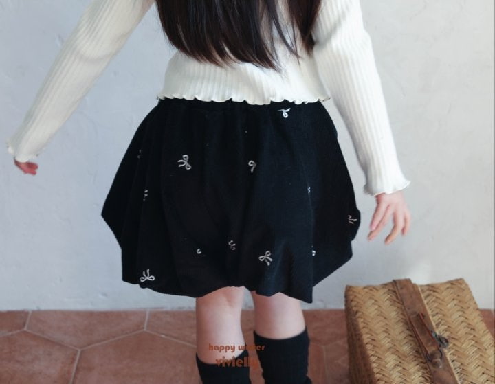 Vivielly - Korean Children Fashion - #todddlerfashion - Lala Balloon Skirt Pants - 4