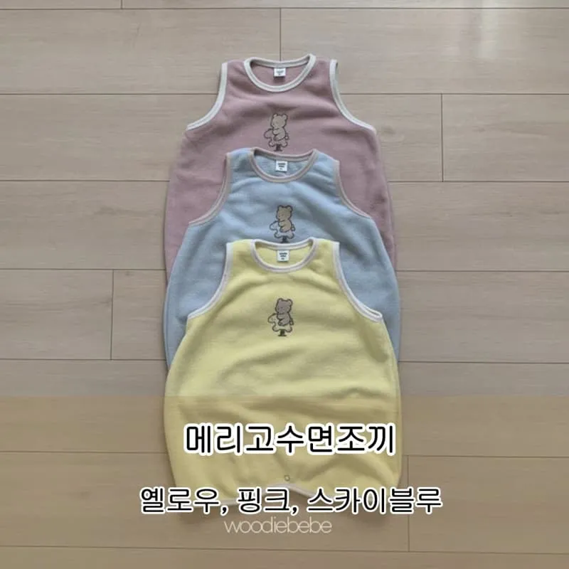 Woodie - Korean Baby Fashion - #babyboutiqueclothing - Merry Go Sleeping Vest