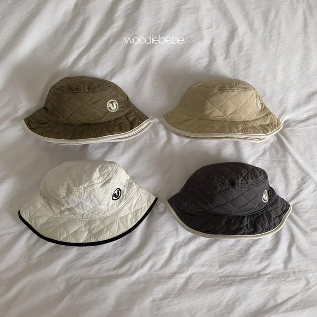 Woodie - Korean Baby Fashion - #babylifestyle - Quilting Bucket Hat - 2