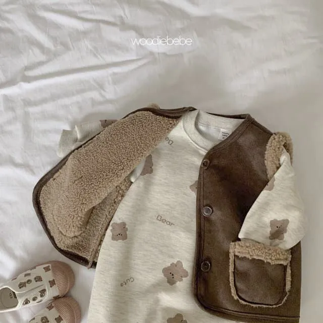 Woodie - Korean Baby Fashion - #babyoninstagram - Dear Bear Bodysuit - 5