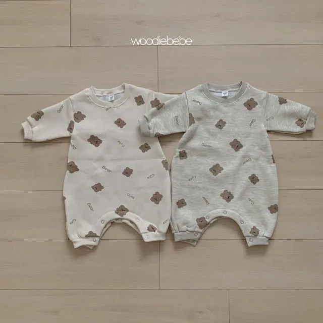 Woodie - Korean Baby Fashion - #babyoutfit - Dear Bear Bodysuit - 8