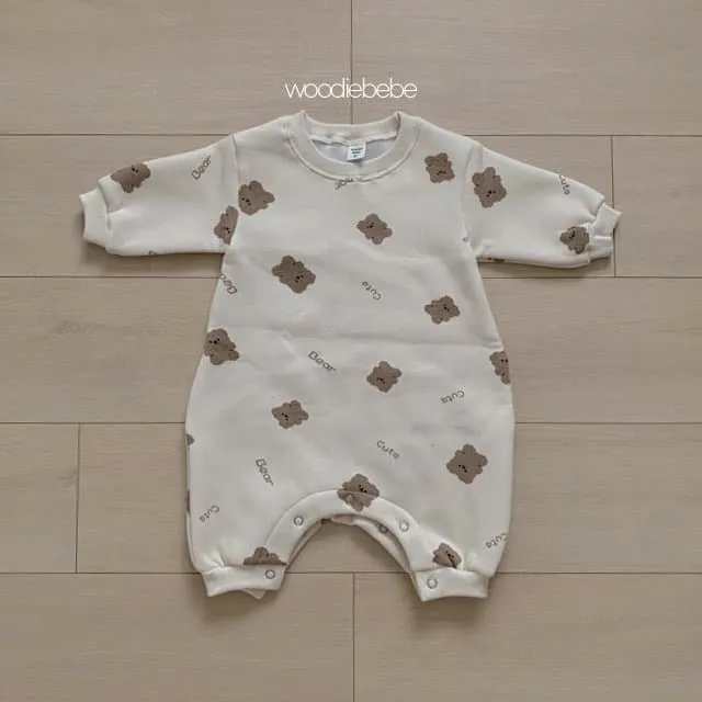 Woodie - Korean Baby Fashion - #babywear - Dear Bear Bodysuit - 9