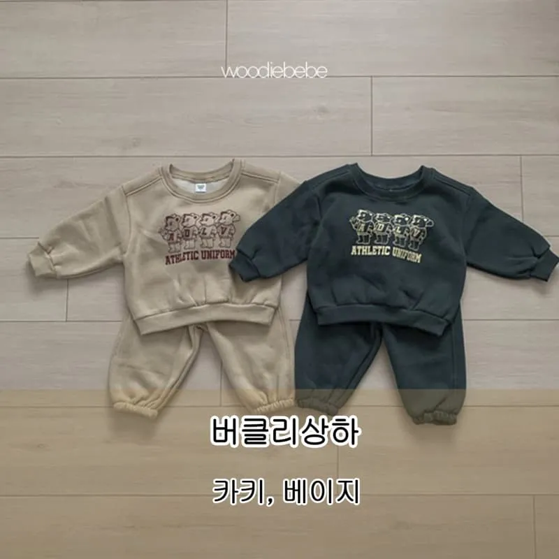 Woodie - Korean Children Fashion - #Kfashion4kids - Berkeley Top Bottom Set