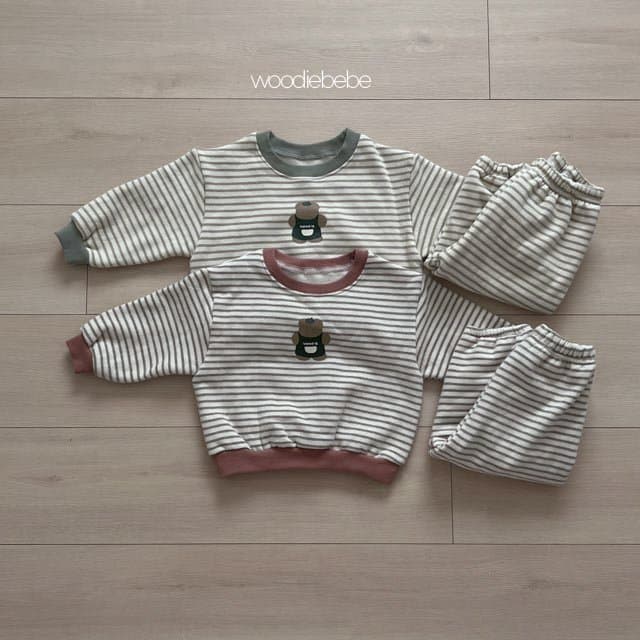 Woodie - Korean Children Fashion - #stylishchildhood - Starbucks Top Bottom Set - 4