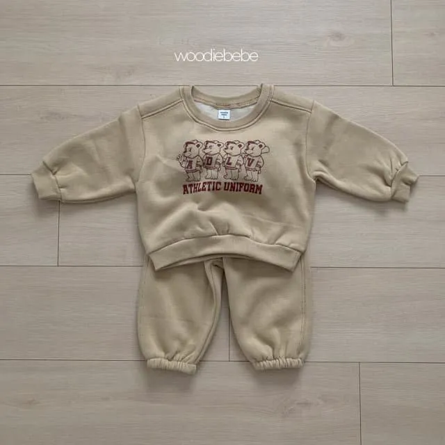 Woodie - Korean Children Fashion - #childofig - Berkeley Top Bottom Set - 7