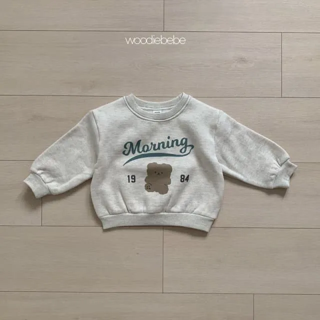 Woodie - Korean Children Fashion - #childofig - Morning Bear Sweatshirts - 8