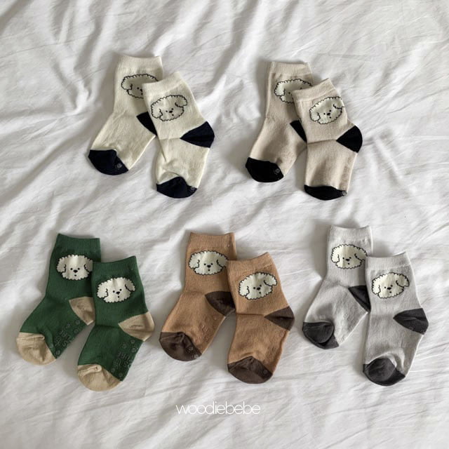 Woodie - Korean Children Fashion - #childofig - Puppy Socks (set of 5)