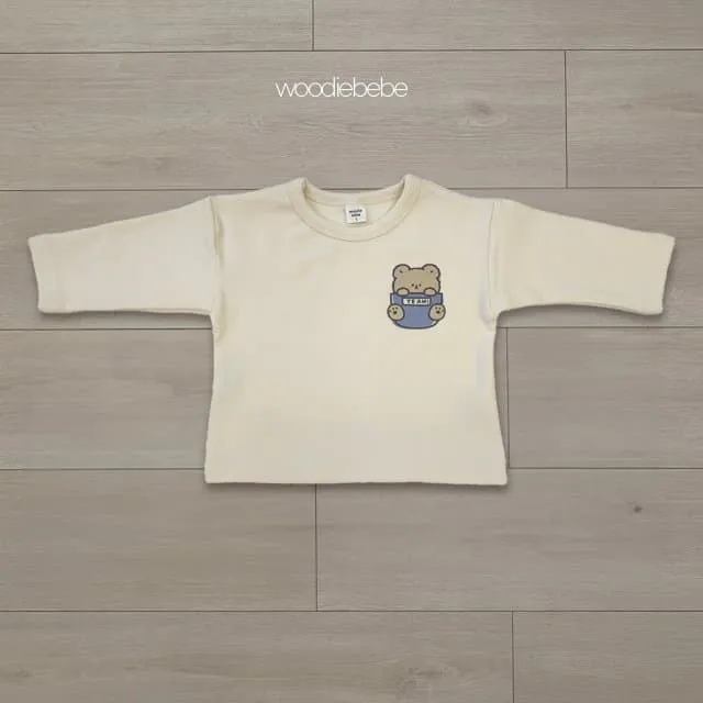 Woodie - Korean Children Fashion - #childofig - Pocket Tee - 4