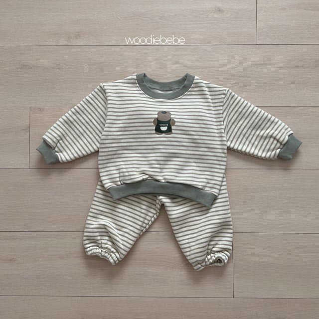 Woodie - Korean Children Fashion - #designkidswear - Starbucks Top Bottom Set - 6