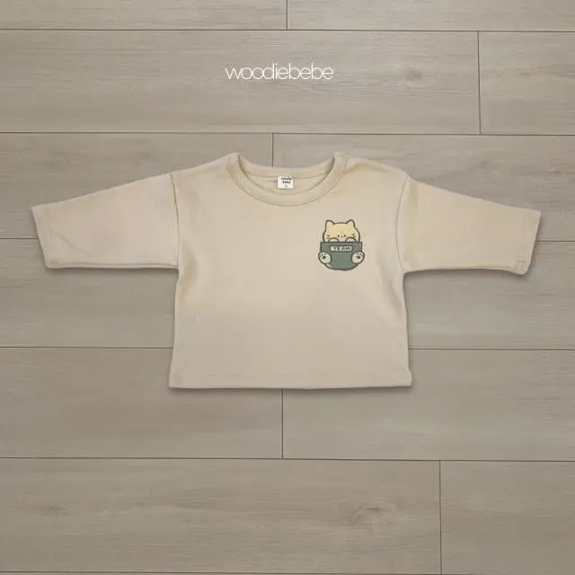 Woodie - Korean Children Fashion - #designkidswear - Pocket Tee - 5