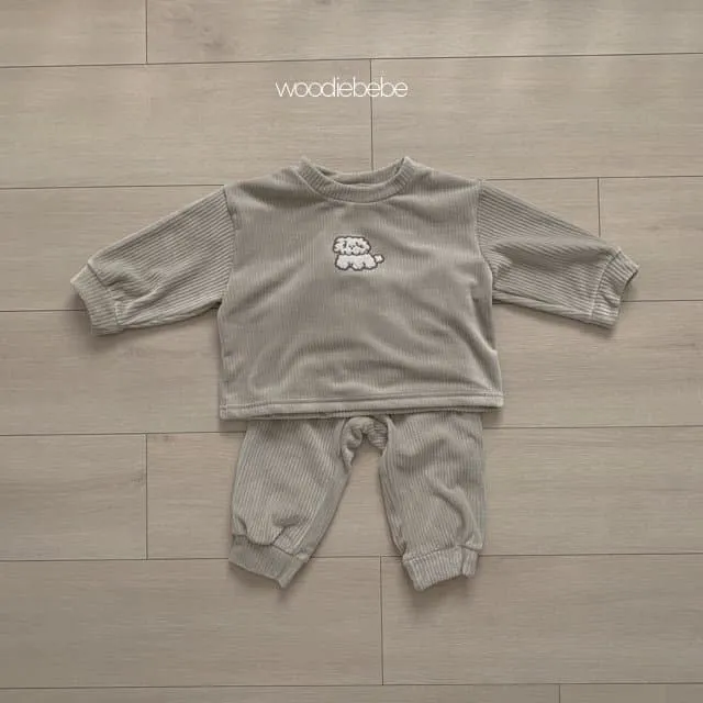 Woodie - Korean Children Fashion - #discoveringself - Puppy Top Bottom Set - 8