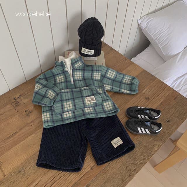 Woodie - Korean Children Fashion - #discoveringself - Corduroy Burmuda Pants - 8