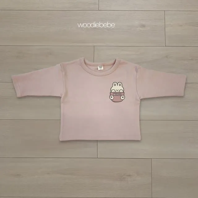 Woodie - Korean Children Fashion - #discoveringself - Pocket Tee - 6