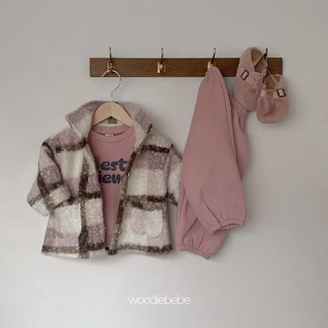 Woodie - Korean Children Fashion - #kidzfashiontrend - Best Friend Top Bottom Set - 3