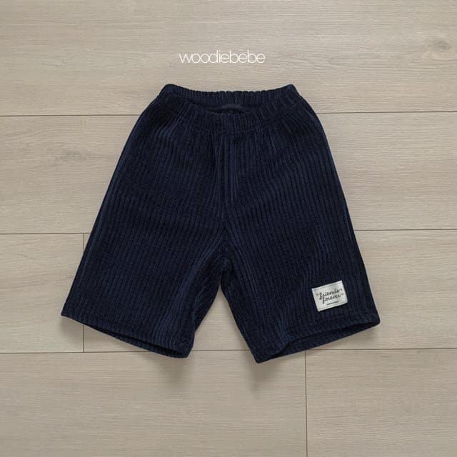 Woodie - Korean Children Fashion - #kidzfashiontrend - Corduroy Burmuda Pants - 12