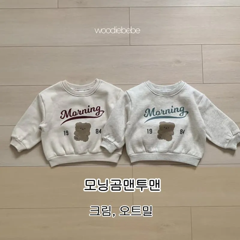 Woodie - Korean Children Fashion - #littlefashionista - Morning Bear Sweatshirts