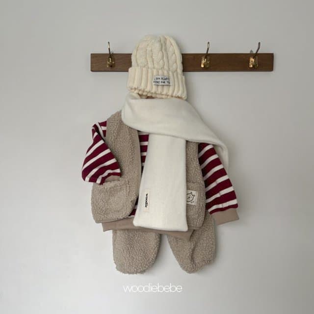 Woodie - Korean Children Fashion - #littlefashionista - Dumble Vest Set - 4