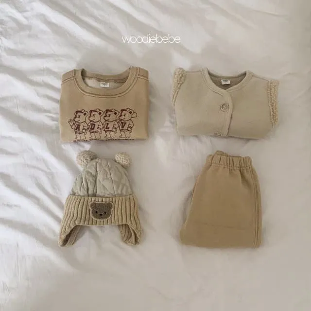 Woodie - Korean Children Fashion - #magicofchildhood - Berkeley Top Bottom Set - 4