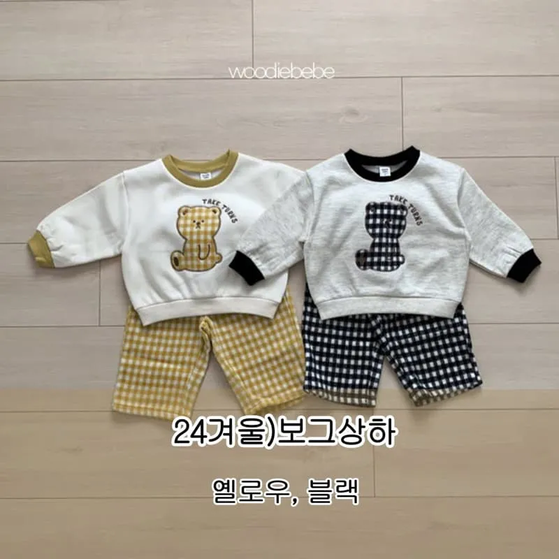 Woodie - Korean Children Fashion - #prettylittlegirls - Vogue Top Bottom Set