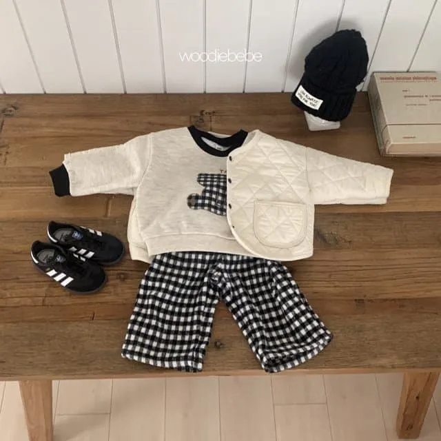 Woodie - Korean Children Fashion - #toddlerclothing - Vogue Top Bottom Set - 4