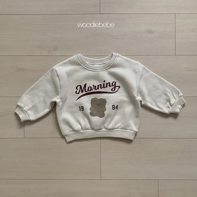 Woodie - Korean Children Fashion - #stylishchildhood - Morning Bear Sweatshirts - 7