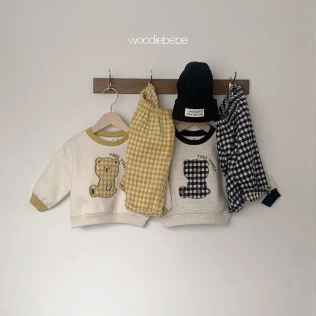 Woodie - Korean Children Fashion - #todddlerfashion - Vogue Top Bottom Set - 2