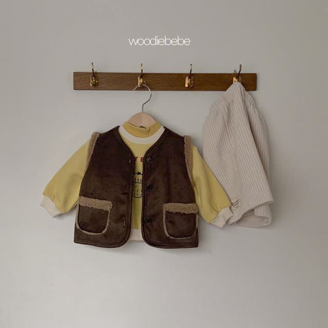 Woodie - Korean Children Fashion - #todddlerfashion - Corduroy Burmuda Pants - 2