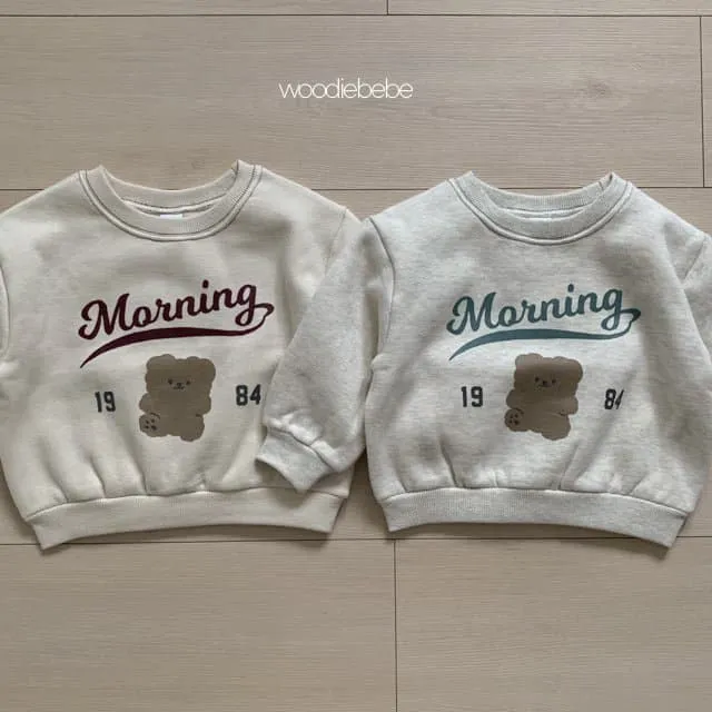 Woodie - Korean Children Fashion - #toddlerclothing - Morning Bear Sweatshirts - 6