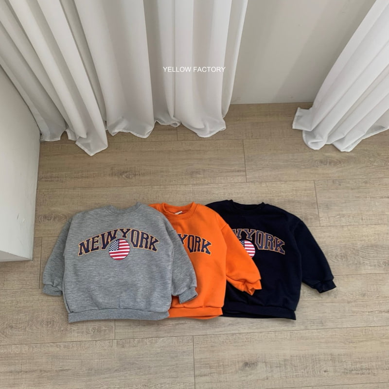 Yellow Factory - Korean Children Fashion - #Kfashion4kids - New York Sweatshirt