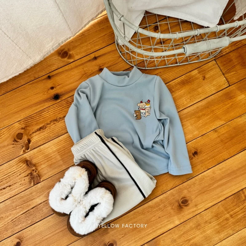 Yellow Factory - Korean Children Fashion - #childofig - My Friend Turtleneck Tee - 5