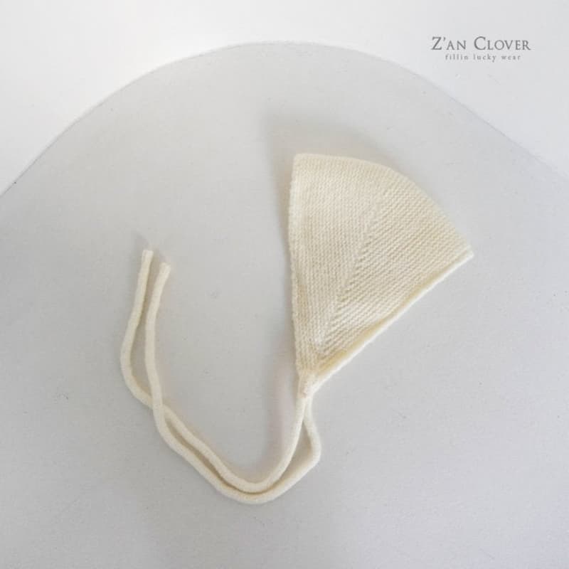 Zan Clover - Korean Baby Fashion - #babyoninstagram - Knit Ribbon Bonnet - 5