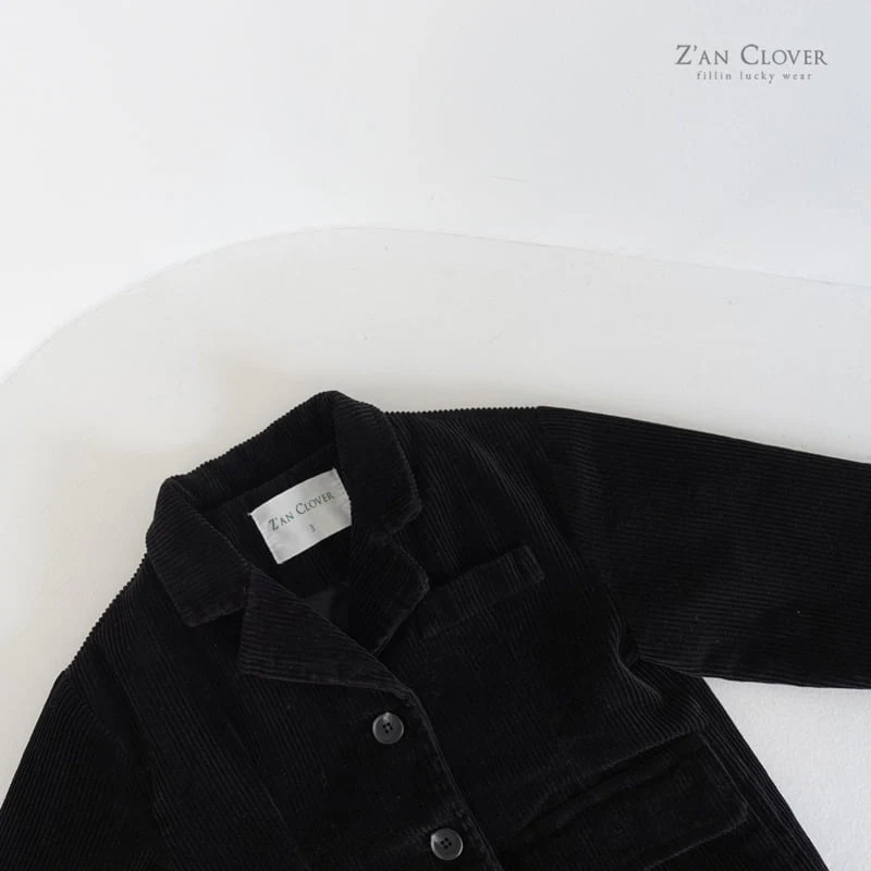 Zan Clover - Korean Children Fashion - #Kfashion4kids - Corduroy Jacket - 6