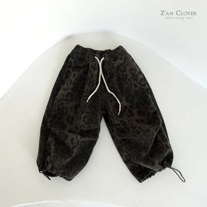 Zan Clover - Korean Children Fashion - #Kfashion4kids - Balloon Leopard Pants - 5