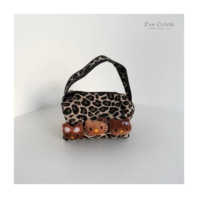 Zan Clover - Korean Children Fashion - #Kfashion4kids - Leopard Mini Bag