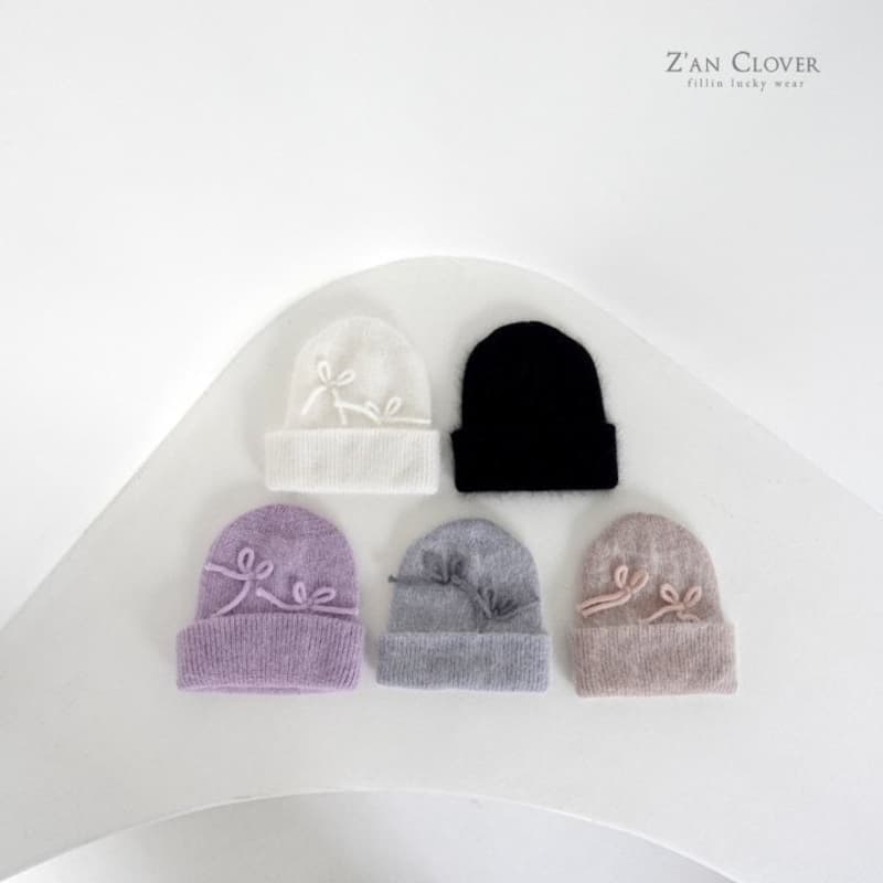 Zan Clover - Korean Children Fashion - #childofig - Ribbon Beanie - 2