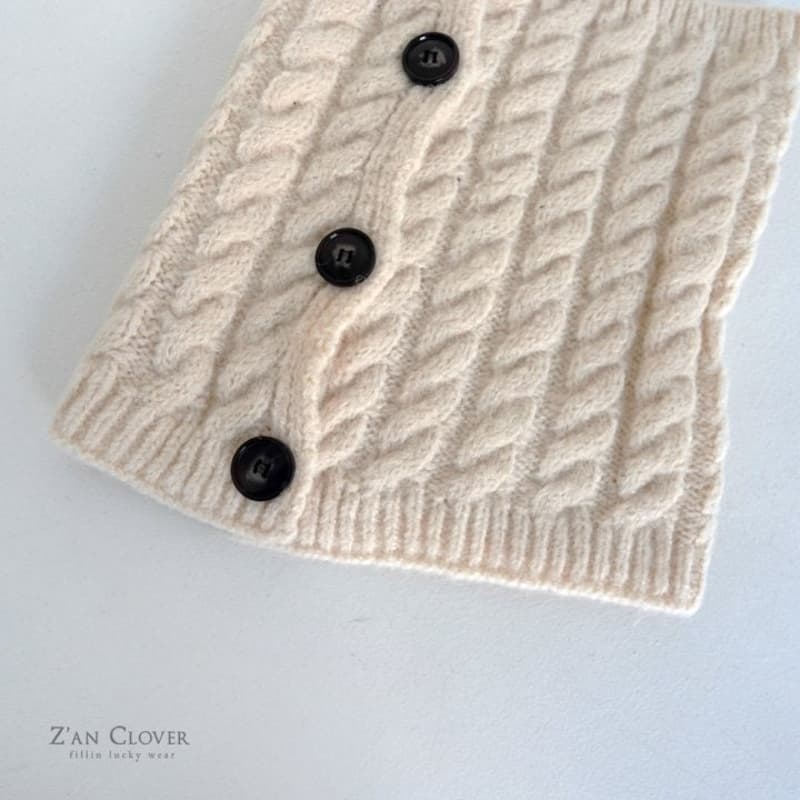 Zan Clover - Korean Children Fashion - #childofig - Twisted Button Warmer - 10