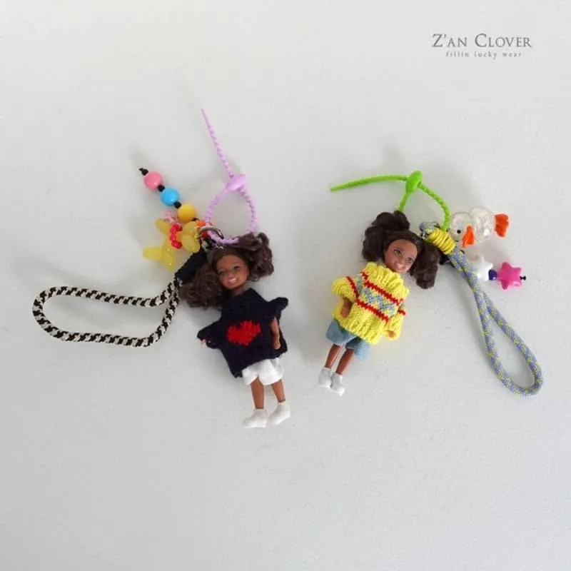 Zan Clover - Korean Children Fashion - #childofig - Doll Key Ring - 5