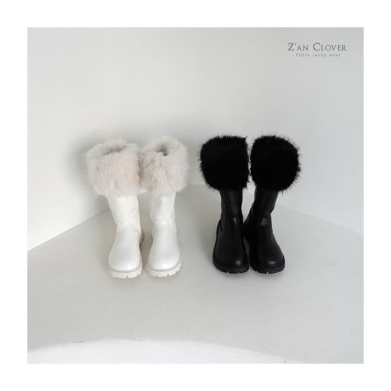 Zan Clover - Korean Children Fashion - #childofig - Fleece Boots