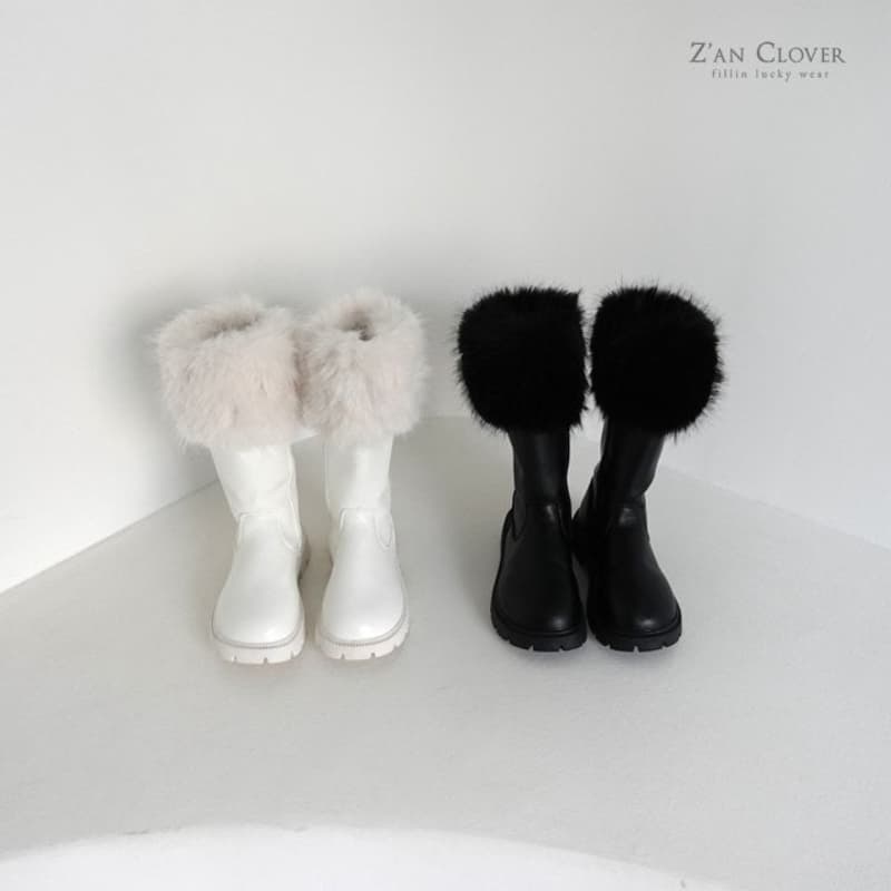 Zan Clover - Korean Children Fashion - #childofig - Fleece Boots - 2