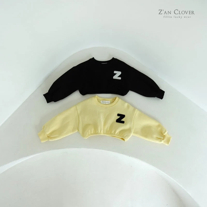 Zan Clover - Korean Children Fashion - #childofig - Short Bookle Sweatshirt - 4