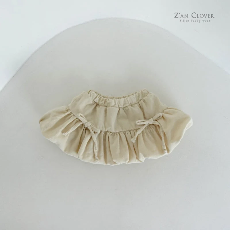 Zan Clover - Korean Children Fashion - #childrensboutique - Ribbon Balloon Skirt - 6