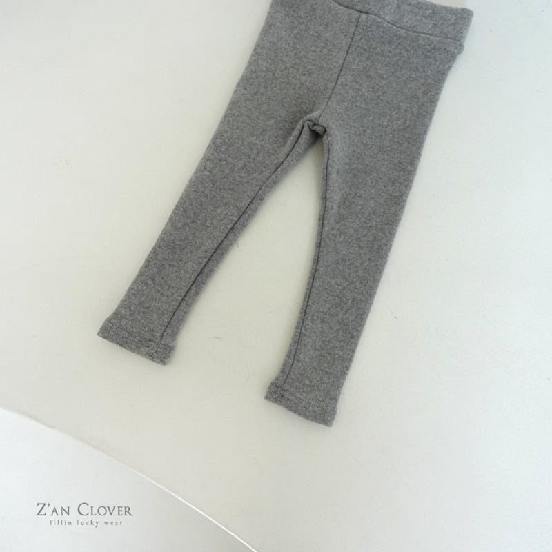 Zan Clover - Korean Children Fashion - #designkidswear - Basic Leggings - 8