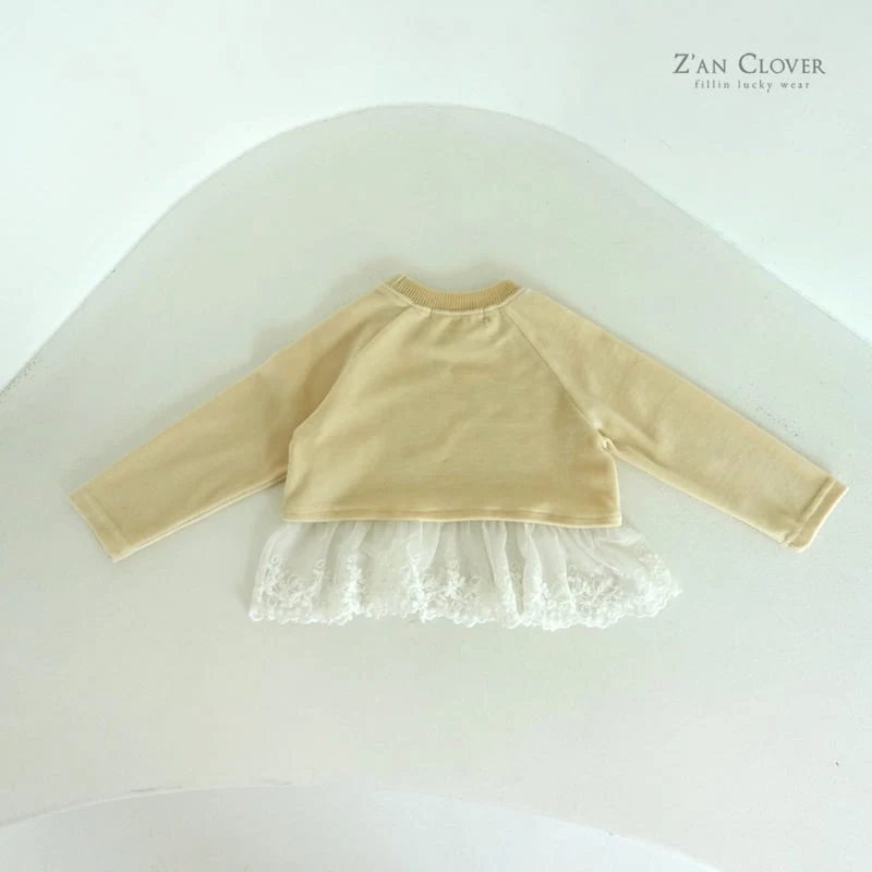 Zan Clover - Korean Children Fashion - #fashionkids - Lace Beloa Tee - 8