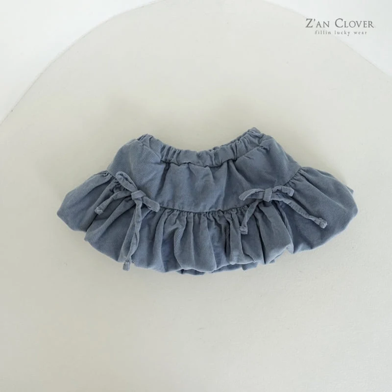 Zan Clover - Korean Children Fashion - #kidsshorts - Ribbon Balloon Skirt - 10