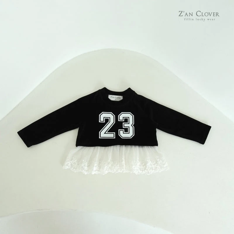 Zan Clover - Korean Children Fashion - #kidsshorts - Lace Beloa Tee - 9