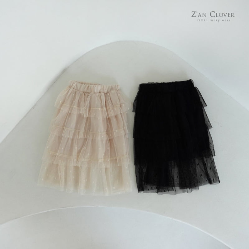 Zan Clover - Korean Children Fashion - #kidsshorts - Sha Cancan Skirt - 4